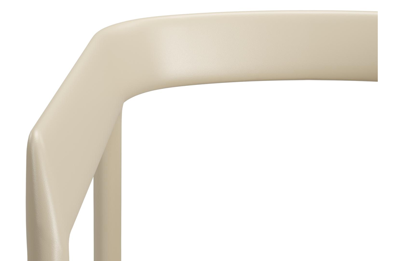 Donato tuinstoel in beige aluminium