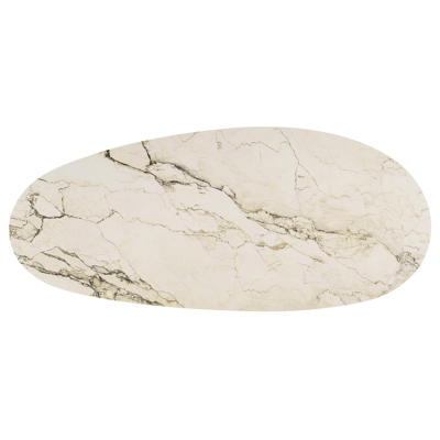 Amico tuintafel mango in wit aluminium en volkeramiek Colorado Dunes - L 320 x B 140 x H 73.5 cm