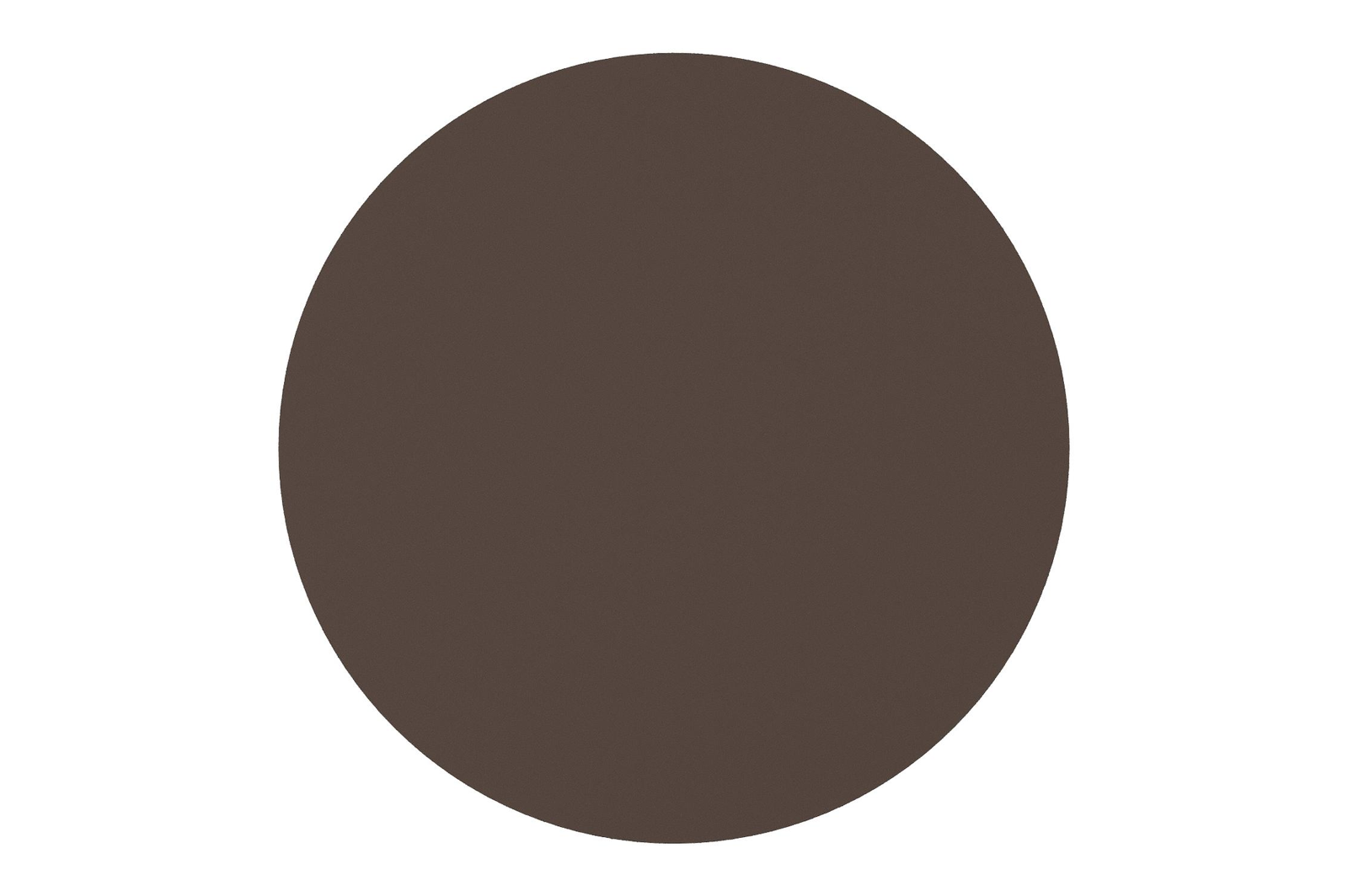 Fano tuintafel rond in donkerbruin aluminium - Dia. 110 x H 75 cm