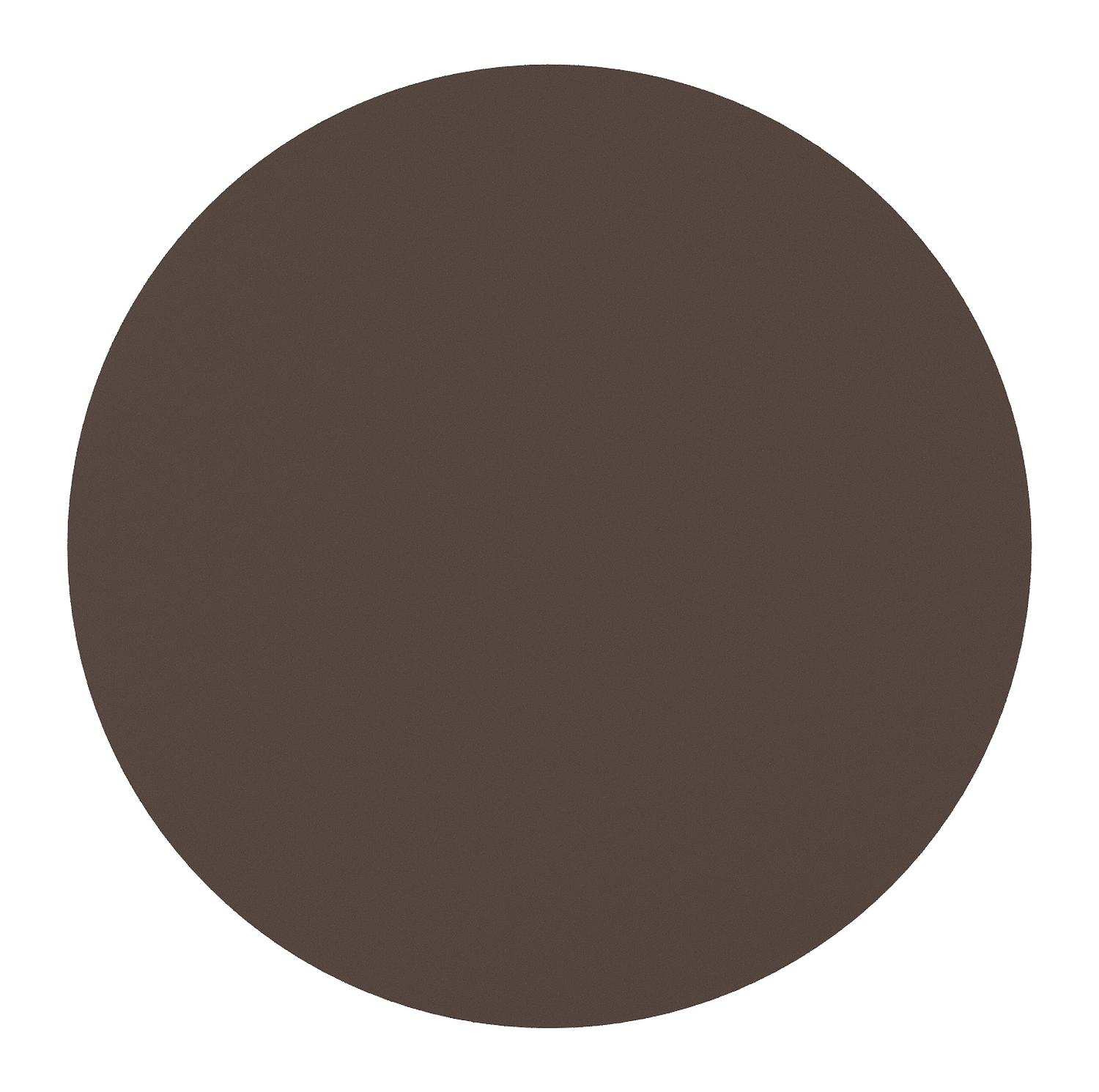 Fano tuintafel rond in donkerbruin aluminium - Dia. 110 x H 75 cm