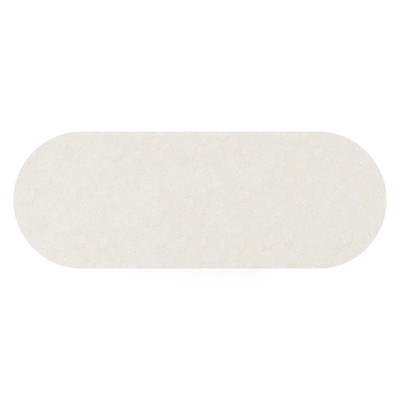 Table de jardin Donato en aluminium blanc et céramique pleine shilin - Lg 300 x Larg. 110 x H 74 cm