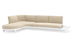 Chaise longue rechts + 2-zit