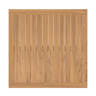 Livo tuintafel in wit aluminium en teak - L 250 x B 110 x H 73 cm