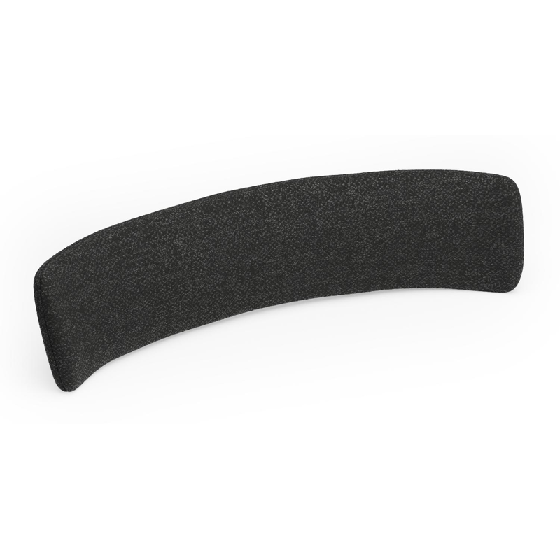 Coussin de dos chaise Lacrima - Donato en all weather sunbrella® luxe chartres sooty