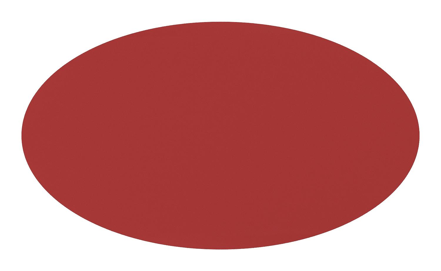 Fano tuintafel ovaal in ruby aluminium - L 140 x B 80 x H 75 cm