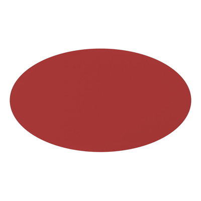 Table de jardin Fano ovale en aluminium ruby - Lg. 140 x Lrg. 80 x Haut. 75 cm