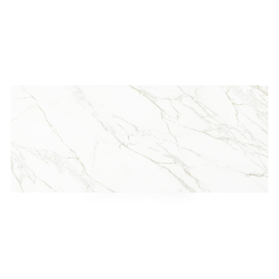 Nano tuintafel rechthoekig in zwart aluminium en volkeramiek Calacatta - L 240 x B 100 x H 75 cm