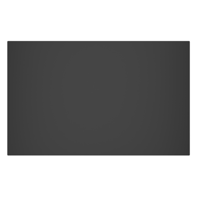 Table basse Tufo en aluminium noir - Lg 156 x larg. 98 x H 23,8 cm