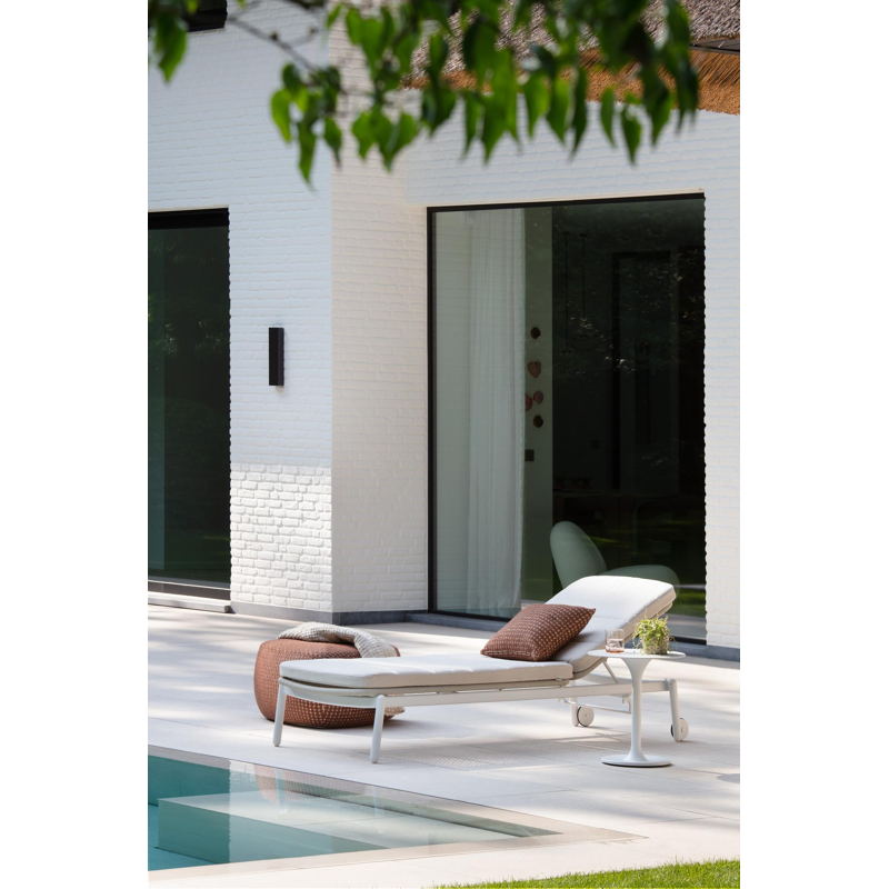 Masso poef in pebble rust all weather cosytica - B 60 x D 60 x H 35 cm