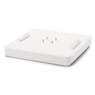 Lapido XL parasolvoet wit beton van 160 kg