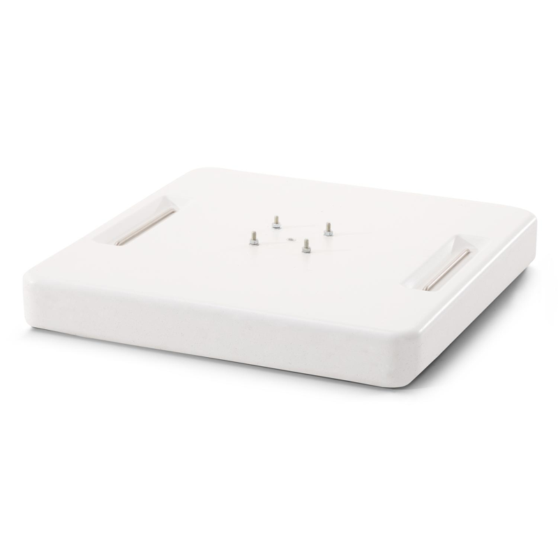 Lapido XL parasolvoet wit beton van 160 kg