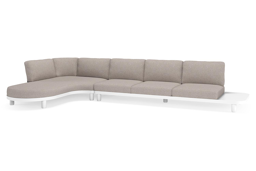 Chaise longue droite + 3 places