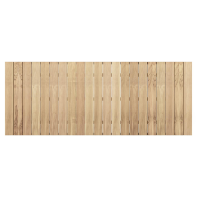 Capri tuintafel in zwart aluminium en teak - L 280 x B 110 x H 75 cm