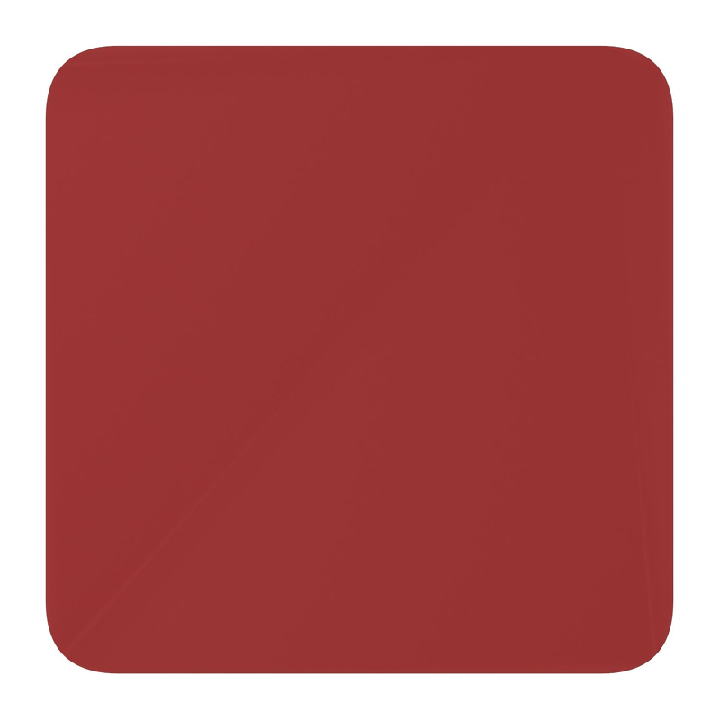 Fano inklapbare tuintafel afgerond vierkant in ruby aluminium - L 80 x B 80 x H 73 cm