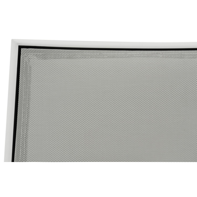 Fauteuil relax Siena en aluminium blanc avec textilène gris