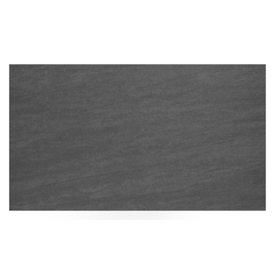 Cirello pop-up loungetafel rechthoekig in wit aluminium en volkeramiek Basalt Black - L 140 x B 80 x H 71 cm