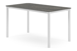 Rechthoekig afgerond - L 140 x B 80 x H 75 cm