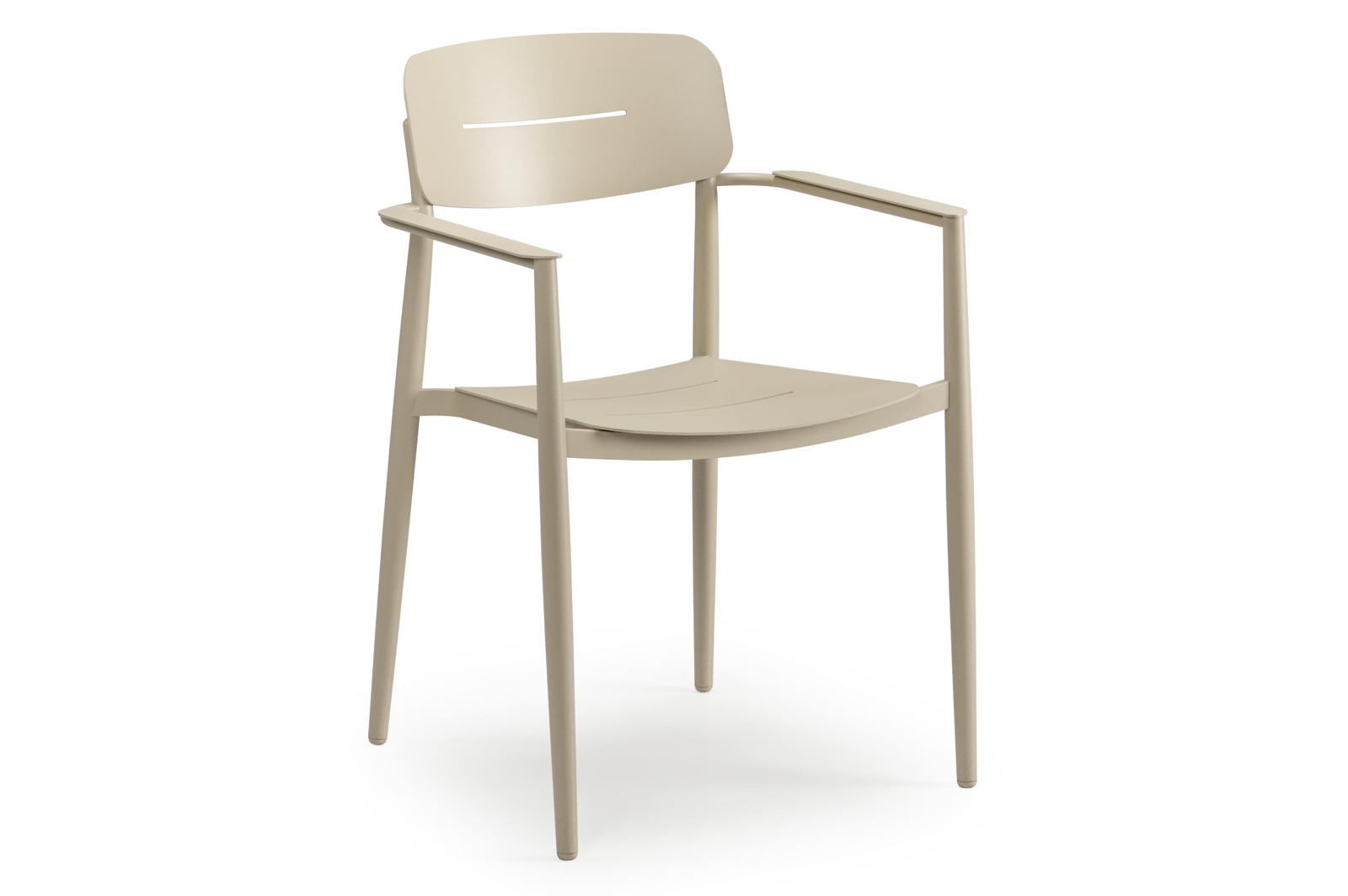 Cosa tuinstoel in beige aluminium