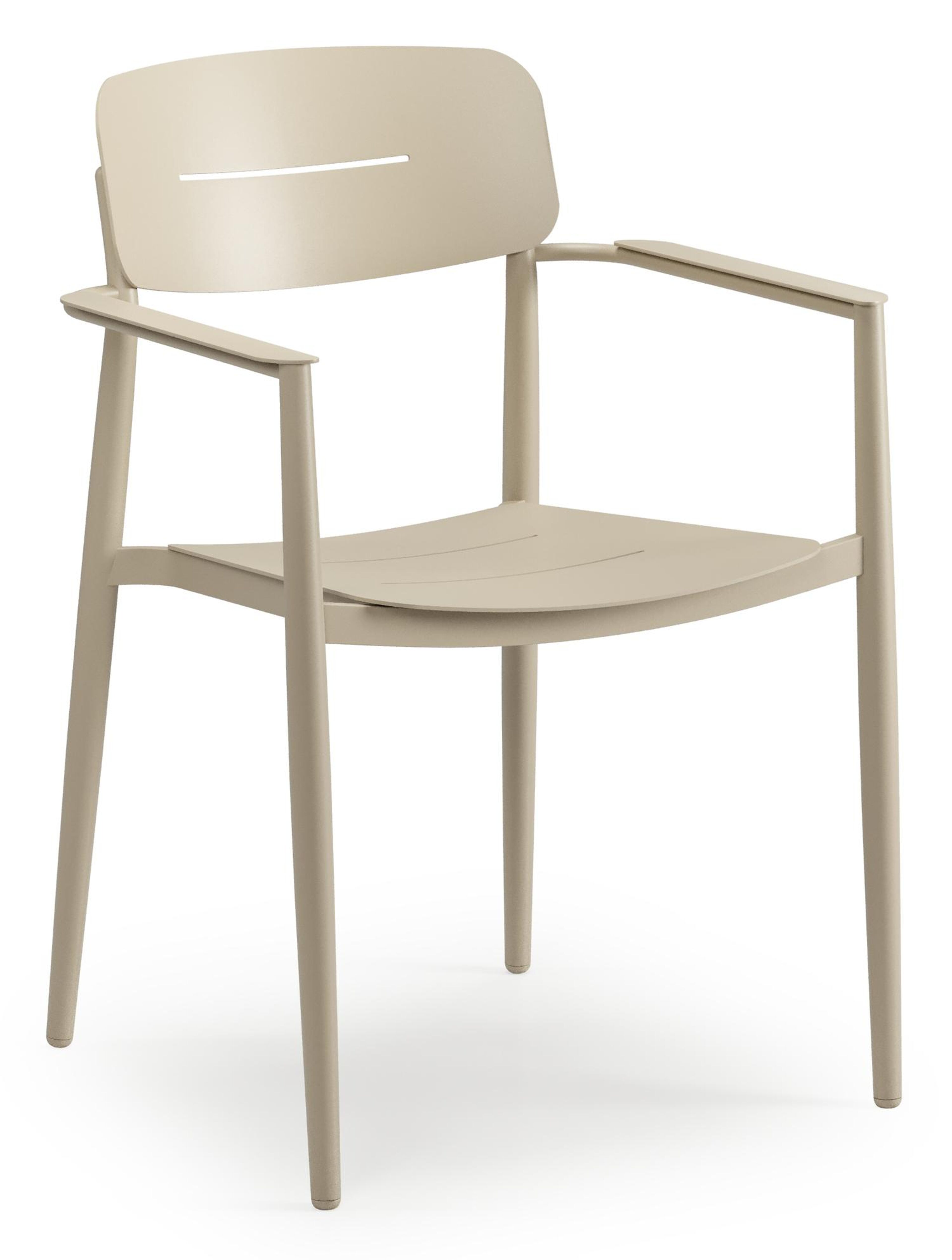 Cosa tuinstoel in beige aluminium