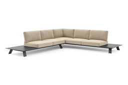 3 places coin gauche/droite + 2 places + tables latérales