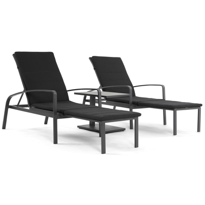 Asti ligbedkussen weather+ softtouch zwart