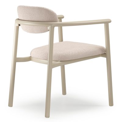 Ravo tuinstoel in beige aluminium met All Weather Sunbrella Luxe Wander Pilat kussen