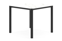 Carrée arrondi - Lg. 90 x Lrg. 90 x Haut. 75 cm