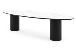 Ovale - Lg. 320 x Lrg. 130 x Haut. 73.5 cm