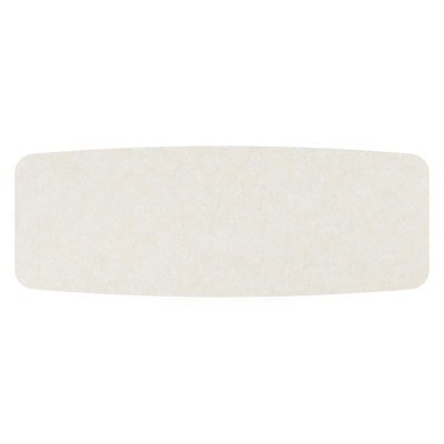 Orso tuintafel bootvorm in wit aluminium en volkeramiek shilin - L 315 x B 115 x H 75 cm