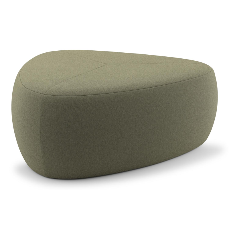 Masso poef in heritage leaf all weather sunbrella® luxe - B 90 x D 90 x H 35 cm