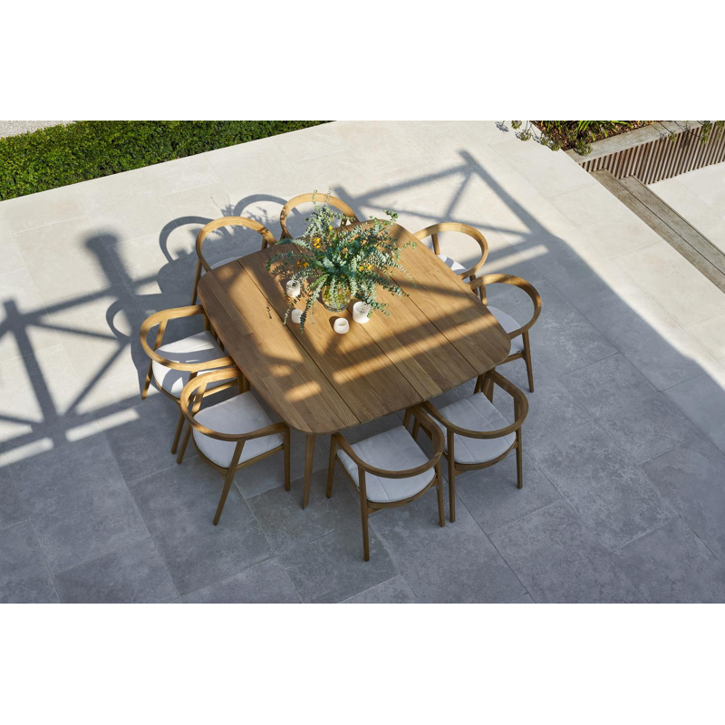 Lacrima tuintafel in teak - L 165 x B 165 x H 75 cm