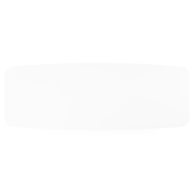 Pagino tuintafel in wit aluminium en volkeramiek arctic white - L 315 x B 115 x H 74 cm