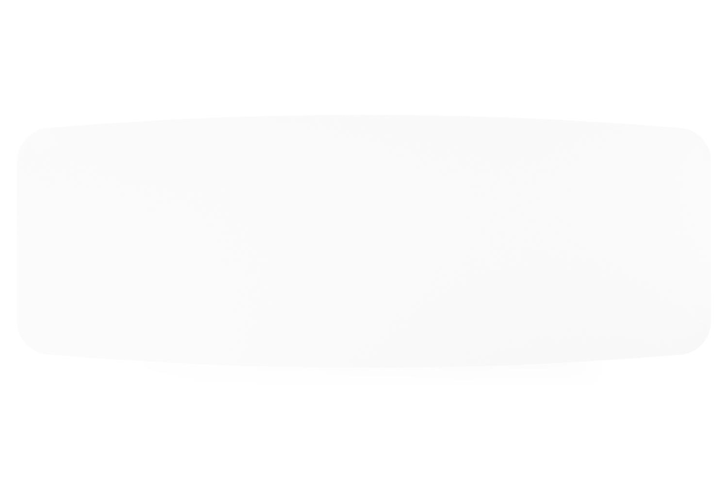 Pagino tuintafel in wit aluminium en volkeramiek arctic white - L 315 x B 115 x H 74 cm