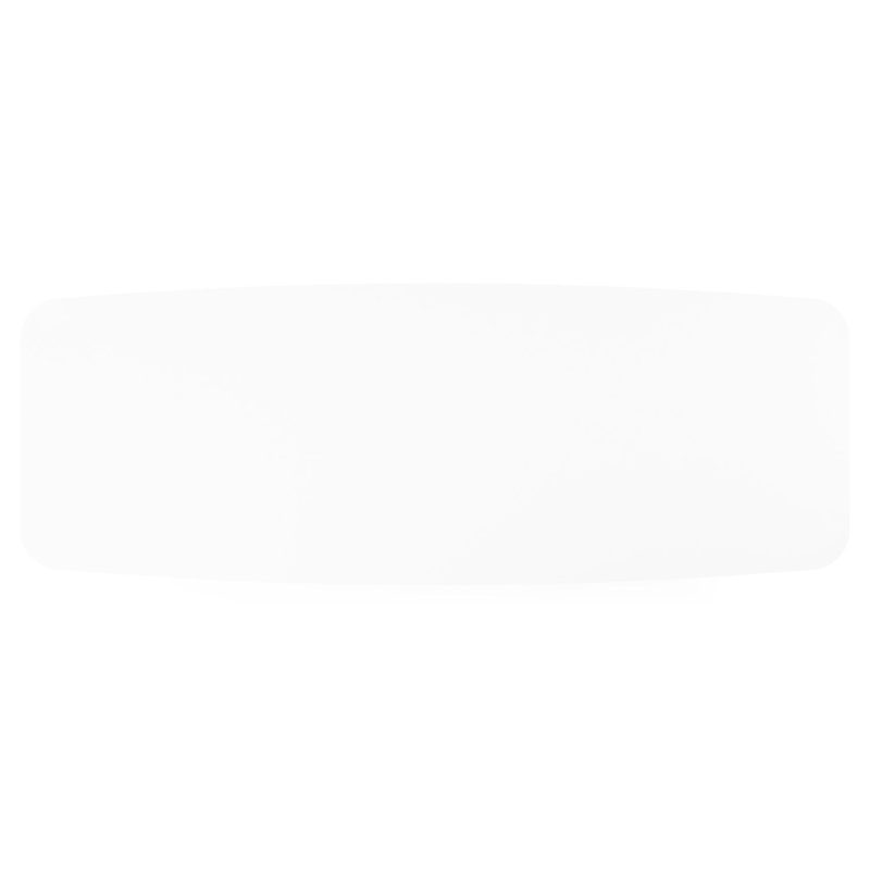 Pagino tuintafel in wit aluminium en volkeramiek arctic white - L 315 x B 115 x H 74 cm