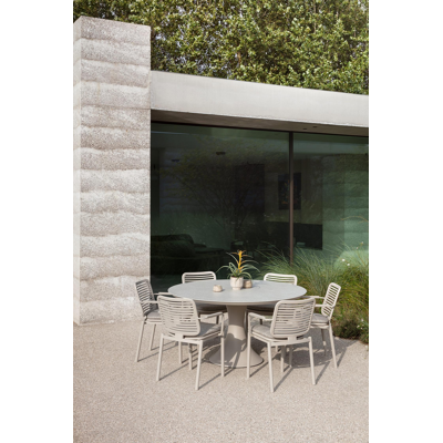 Fano tuinstoel in beige aluminium