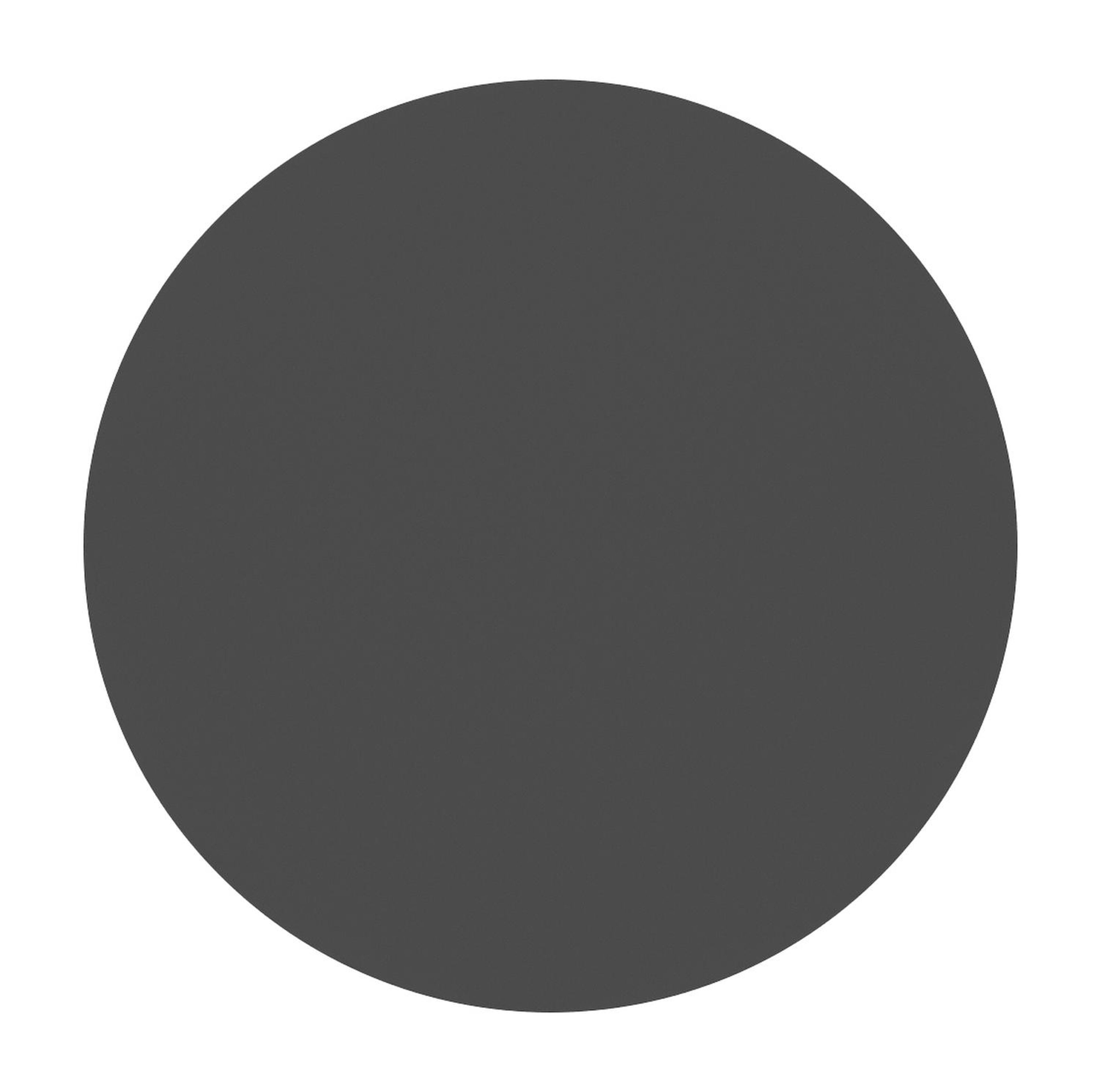 Table d'appoint Fano en aluminium noir avec  Noir - Dia. 43 x H 51 cm