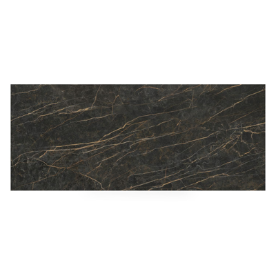 Cirello tuintafel in zwart aluminium en volkeramiek black obsession - L 240 x B 100 x H 75 cm