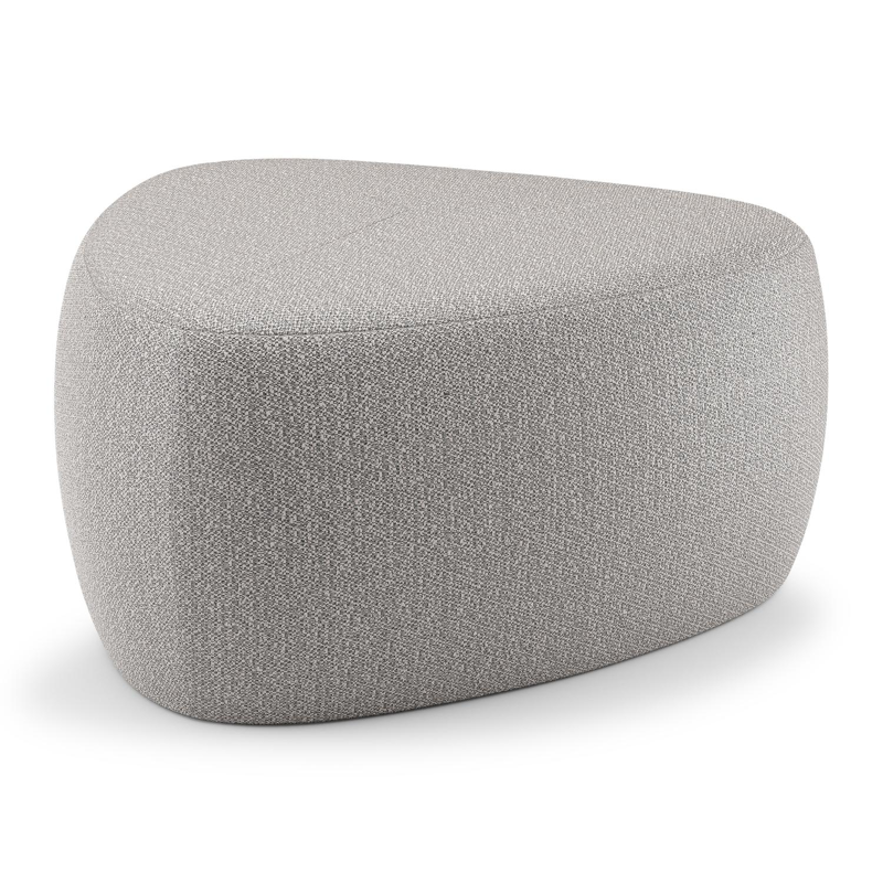 Pouf Masso en all weather sunbrella luxe wander granite - Lrg. 60 x Prof. 60 x Haut. 35 cm