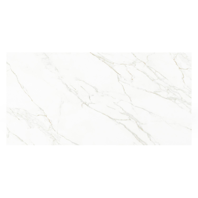 Como tuintafel in zwart aluminium en volkeramiek Calacatta - L 200 x B 100 x H 75 cm