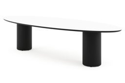 Ovaal - L 320 x B 130 x H 73.5 cm