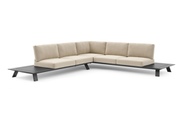 3 places coin gauche/droite + 2 places + tables latérales