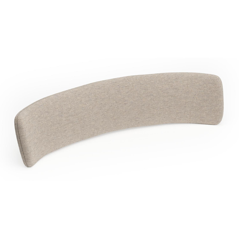 Coussin de dos chaise Lacrima - Donato en all weather sunbrella® luxe heritage ash