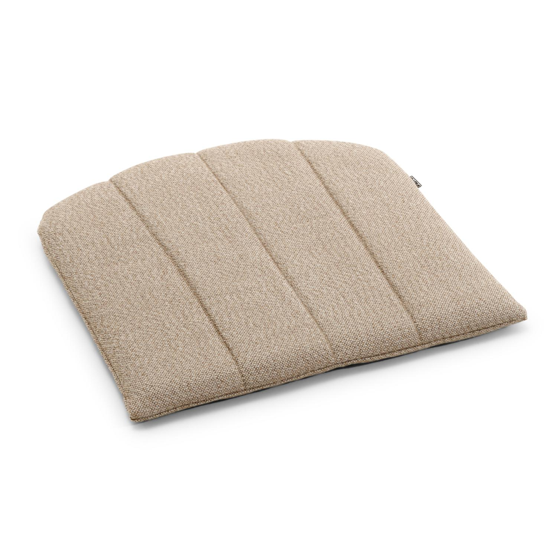 Lacrima teak stoelkussen in all weather sunbrella® luxe lopi coconut
