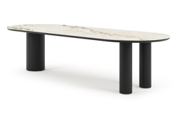 Ovale- Lg. 300 x Lrg. 110 x Haut. 74 cm