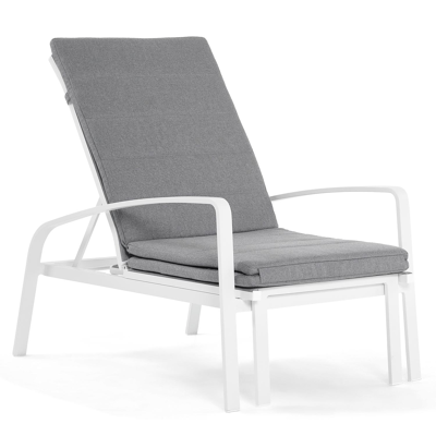 Asti ligbedkussen weather+ softtouch grijs