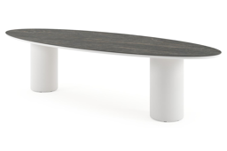 Ovaal - L 320 x B 130 x H 73.5 cm