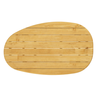 Donato-Organo loungetafel organisch in teak - L 151.4 x B 90 x H 25 cm