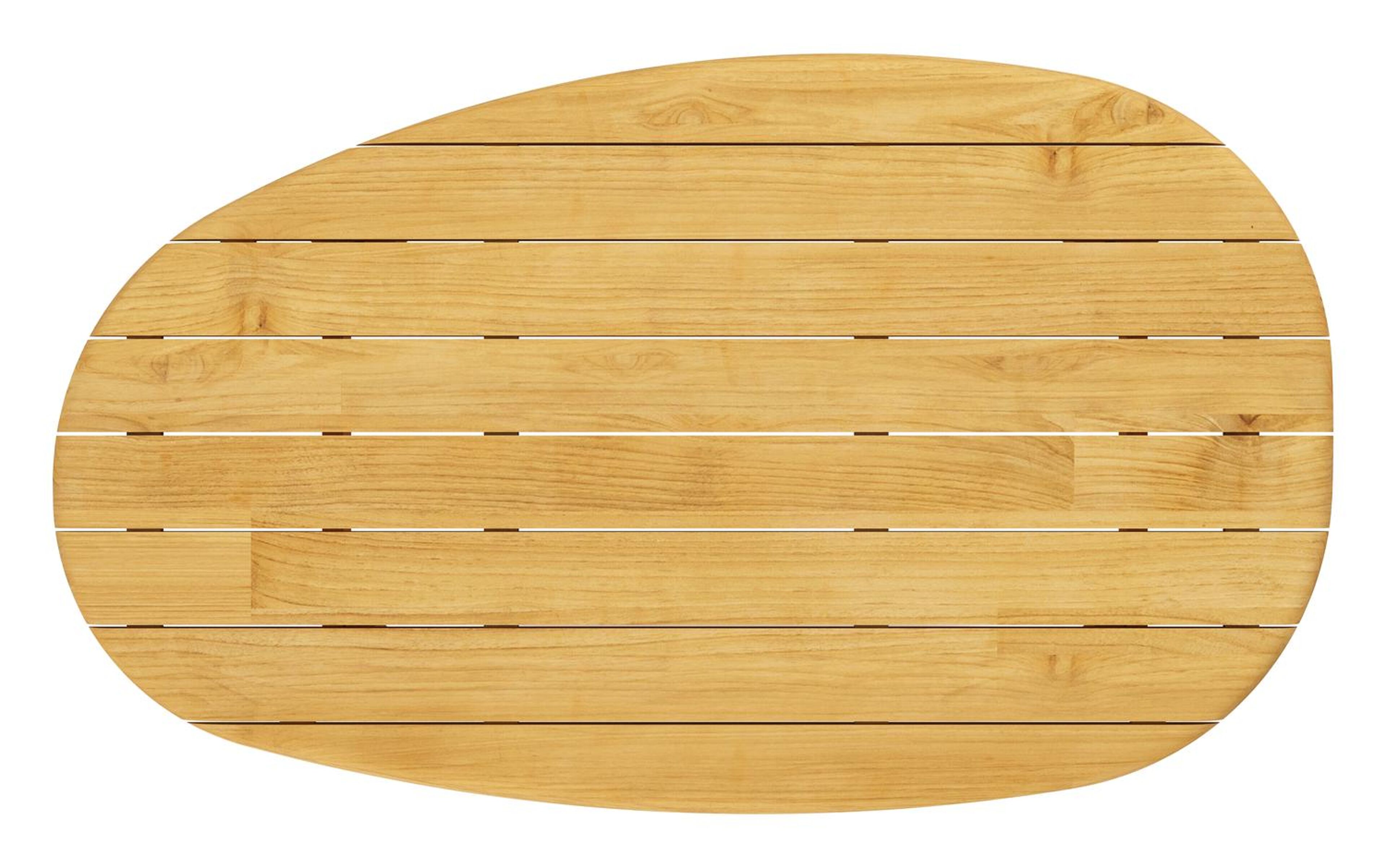 Donato-Organo loungetafel organisch in teak - L 151 x B 90 x H 25 cm