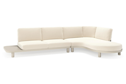 Chaise longue gauche + 2-pl