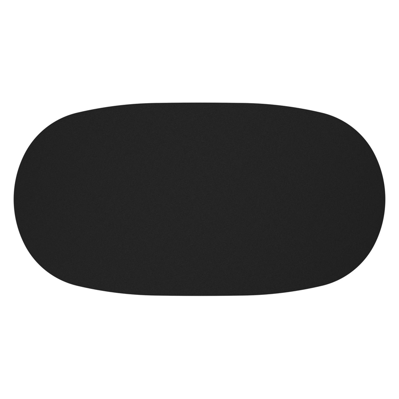 Amico loungetafel bombo in zwart aluminium en volkeramiek Nero Black - L 171 x B 89 x H 24 cm